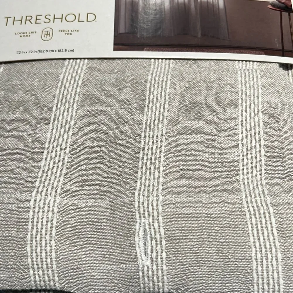 ‎Threshold 100% Cotton Shower Curtain